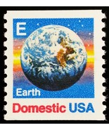 1988 25c &quot;E&quot; Earth, Coil Scott 2279 Mint F/VF NH - €0,84 EUR