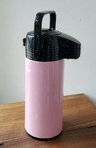 Large Pink 14 1/4&quot; Tall Stainless Insulated Carafe Thermos (NWOT) - £23.51 GBP