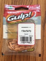 Berkley Gulp 1”/2cm Fish Fry Natural 20ct Rare VINTAGE-SHIP N 24h - £18.10 GBP