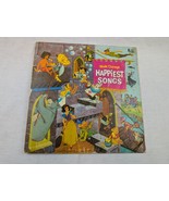 Walt Disney’s Happiest Songs Vinyl Disneyland LP Record 1967 DL 3509 - $8.90