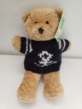 Gymboree Little Skipper Teddy Bear Blue Anchor sweater  Plush Stuffed An... - $17.33