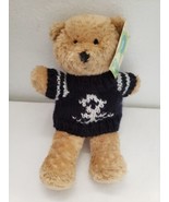 Gymboree Little Skipper Teddy Bear Blue Anchor sweater  Plush Stuffed An... - £13.61 GBP