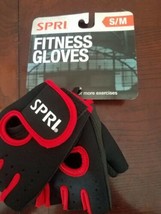 Spri Fitness Gloves S/M Red/Black-Brand New-SHIPS N 24 Hours - £23.21 GBP