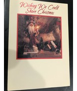 Hallmark holiday Greeting Card w/Envelope-reads&quot;Wishing We Could Share C... - $4.11 CAD