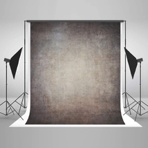 5Ft(W) X7Ft(H) Gray Canvas Portrait Photo Backdrop Muslin Studio Abstract Grunge - £40.06 GBP