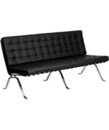 Black Leather Chair ZB-FLASH-801-SOFA-BK-GG - £881.21 GBP