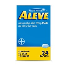 Aleve Pain Relief Naproxen Sodium Caplets *10/27* ‐ 24 Count - $9.49