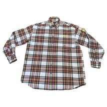 Wrangler Twenty X Western Shirt Mens L SPELLOUT YELLOW Plaid Button Up C... - £36.76 GBP