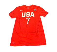 NWT New #7 Maya Moore Nike Dri-Fit Cotton Team USA Name &amp; Number Small T-Shirt - £19.53 GBP