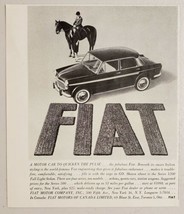 1959 Print Ad Fiat 4-Door Cars Lady on Horseback New York,NY - £7.74 GBP