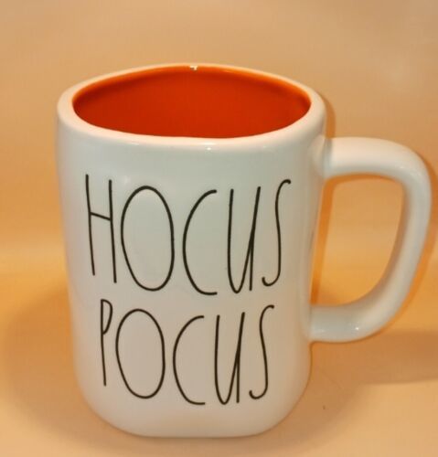 Rae Dunn Magenta Hocus Pocus Orange Lined Halloween Mug - $22.00