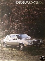 1980 Buick Skylark Original Color Brochure - $5.00