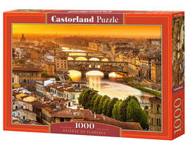 1000 Piece Jigsaw Puzzle, Bridges of Florence, Arno, Tuscany, puzzle of Italy, A - £15.22 GBP