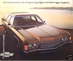 1971 Chevrolet Station Wagons Brochure - Concours, Greenbrier, Kingswood... - $5.00