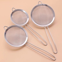 3pcs Set Stainless Steel Fine Mesh Strainers, Small, Medium, And Large Sizes - £15.34 GBP