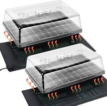 60-Cell Seed Starter Kit: Weather Resistant Trays with Humidity Domes &amp; ... - $123.70