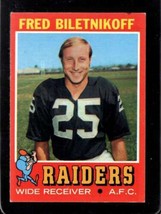 1971 Topps #178 Fred Biletnikoff Exmt Raiders Hof *SBA9336 - £11.61 GBP