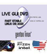 Gentoo Linux GUI Live Installer DVD 2023 Lastest Full Version Same Day S... - £6.97 GBP