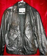 Mens Wilsons Genuine Leather Jacket Coat Thick 44  - £35.97 GBP