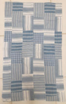 Ralph Lauren GRACIE Chambray Blue White Patchwork KING Pillow Sham Cover (1) - £134.29 GBP