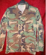 Mens US Army Military Combat Camouflage Shirt S Camo - £27.93 GBP
