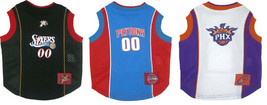 NBA Pet Mesh Tank Top Phoenix Suns, Detroit Pistons or Philadelphia 76&#39;e... - £7.15 GBP