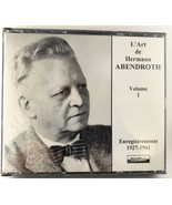 L&#39;ART DE HERMANN ABENDROTH VOL.1 CDs TAHRA Symphony Concerto Nocturne bo... - £194.76 GBP