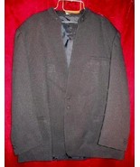Mens Squire Club Black Suit Sports Jacket 50 R Bonus Bag - £29.97 GBP