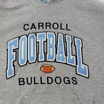 NEFF Carroll Football Bulldog Hoodie Men's Size Medium Gray Pullover Sweatshirt image 5