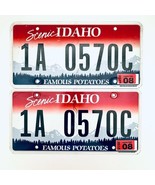 2015 United States Idaho Ada County Passenger License Plate 1A 0570C - $24.27 CAD