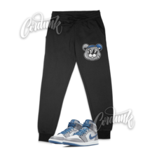 STI Sweatpants for 1 Mid True Blue Cement Shadow Grey 3 Low High Dunk Ai... - £43.26 GBP