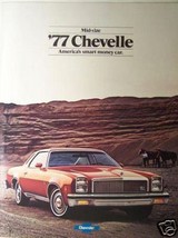 1977 Chevrolet Chevelle Original Brochure - $5.00