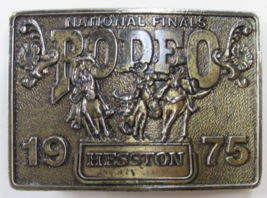 Limited Edition NFR 1975 National Finals Rodeo Hesston Collector Belt Buckle GUC - £39.51 GBP