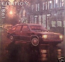 1981 Chevrolet Citation Brochure - $5.00