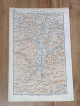 1937 Vintage Map Of Allgau Alps Allgauer Alpen Germany - £13.35 GBP