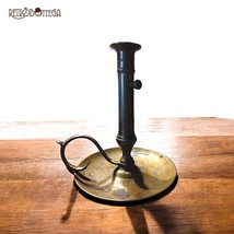 Antique Brass Candle Holder Candle Holder Early 900s - $96.45
