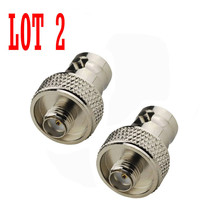 2X Sma Female Jack To Bnc Female Jack Rf Coaxial Connector Adapter - $14.99