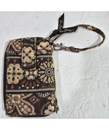 Vintage Vera Bradley Brown Floral Retro Fabric Wallet - $284.26 MXN