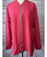 CARHARTT Cross Flex full zip Scrub jacket  C82310 Coat pink Size Large f... - $32.89 CAD