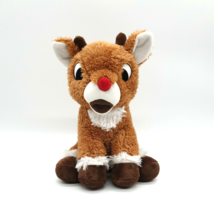 Kohls Cares Rudolph The Red Nosed Reindeer 10" Cartoon Plush Toy Collector Clean - £11.22 GBP