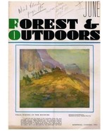 Illustrated Canadian Forest and Outdoors June 1941 Fishing After Dark  W... - £15.91 GBP