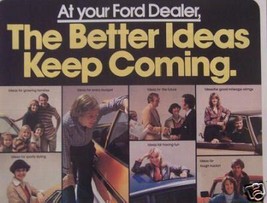 1978 Ford Cars Full Line Brochure - Mustang II, LTD, Thunderbird, Granada &amp; More - £3.99 GBP