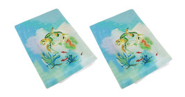 Zeckos Pair of Betsy Drake Betsy&#39;s Sea Turtle Kitchen Towels 19 In. - £31.31 GBP
