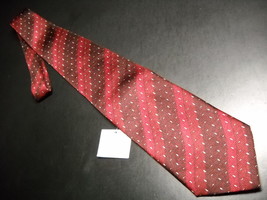 Keith Daniels Neck Tie Red Diagonal Stripes Never Worn and Unused with Tag - $12.99