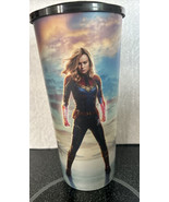 Captain Marvel Collector Cineplex Canada Soda Cup 8 1/2&quot; tall Bilingual - £14.23 GBP