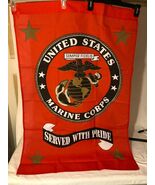 USMC SEMPER FIDELIS MARINE CORPS 40 x 28  TOP DOWN FLAG 100% POLY W/ GRO... - $319.59 MXN