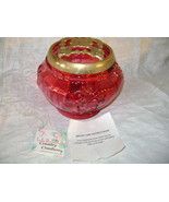 Fenton Glass Country Cranberry Potpourri Jar #1989 CC - £66.73 GBP