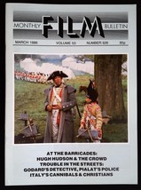 BFI Monthly Film Bulletin Magazine March 1986 mbox1363 - No.626 The Crowd - £4.83 GBP