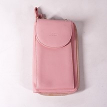 8&quot; Stone Pink Wallet Purse Phone Case Clutch Organizer Coin Bag - £7.09 GBP