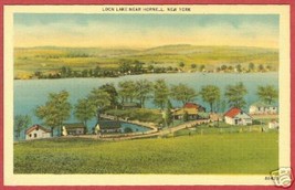 Hornell NY Postcard Loon Lake Linen New York BJs - $6.50